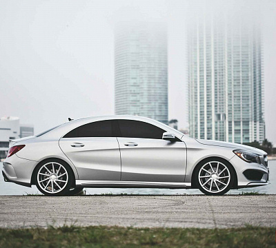 Фото дисков Vossen CVT на Mercedes-Benz CLA (C117, X117)