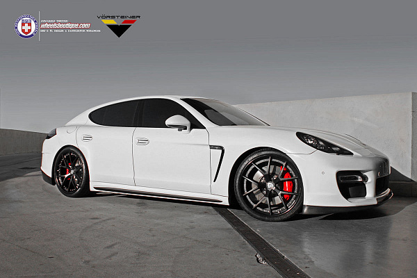 Фото дисков HRE S101 Черный сатин на Porsche Panamera I