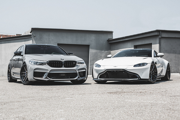 Фото дисков Brixton Forged WR3.2 Черный глянец на Aston Martin Vantage 4