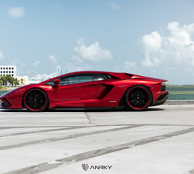 Фото дисков Anrky S3-X5 на Lamborghini Aventador