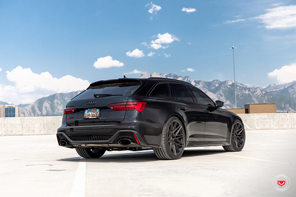 Фото дисков Vossen EVO-5R Сатиновый графит на Audi A/RS 6 (C8)