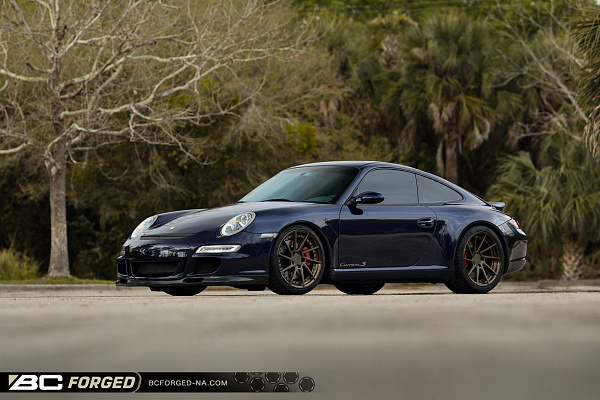 Фото дисков BC Forged HCA210 Сатиновая бронза на Porsche 911 VI