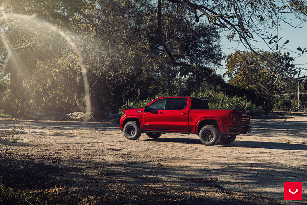 Фото дисков Vossen HFX-1 (6-Lug) Черный сатин на GMC Sierra IV