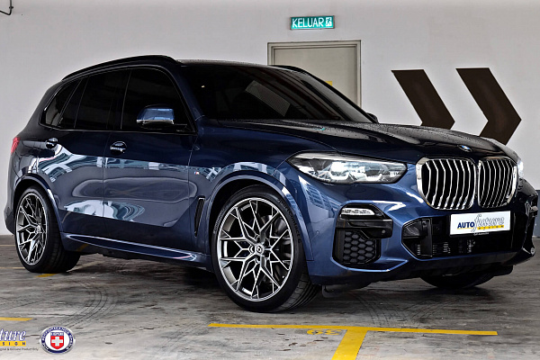 Фото дисков HRE FF10 Серебро на BMW X5/X5 M (F15/F85)