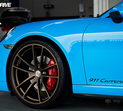 Фото дисков HRE P104 на Porsche 911 VII