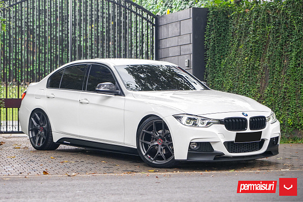 Фото дисков Vossen HF-5 Сатиновый графит на BMW 3/M3 (F3x/F80)
