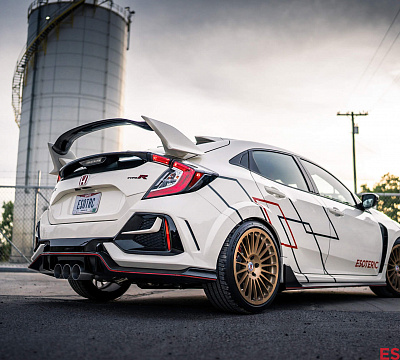 Фото дисков HRE 309M на Honda Civic Type R FK8