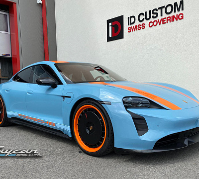 Фото дисков HRE 935 на Porsche Taycan I