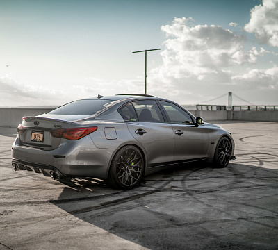 Фото дисков Vossen HF-2 на Infiniti Q50