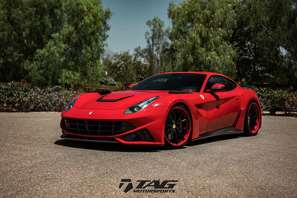 Фото дисков HRE S204H Черный сатин на Ferrari F12