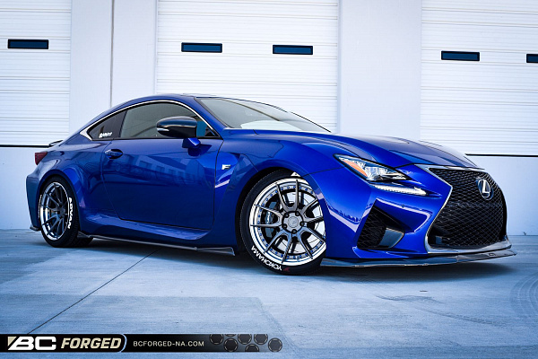 Фото дисков BC Forged HCA162 Матовый графит на Lexus RC