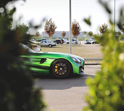 Фото дисков HRE P201 на Mercedes-Benz AMG GT I