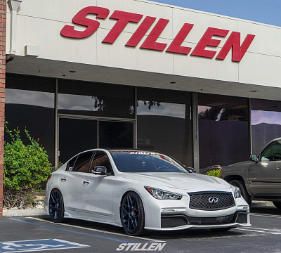 Фото дисков HRE FF01 на Infiniti Q50
