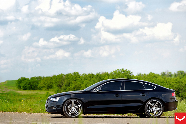 Фото дисков Vossen CV5 Алмазная проточка на Audi A/S/RS 5 (8T)