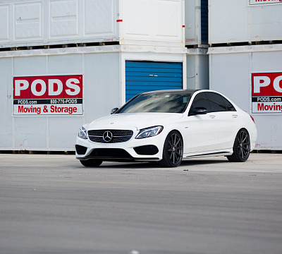 Фото дисков Vossen VFS-10 на Mercedes-Benz C-Class (W205)