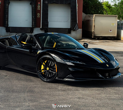 Фото дисков Anrky AN17 на Ferrari SF90
