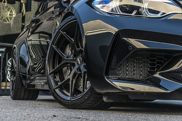 Фото дисков Vossen HF-5 Черный сатин на BMW 2/M2 (F22/F87)