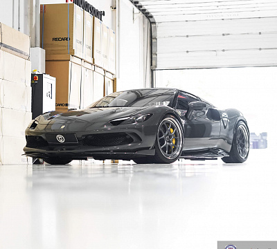 Фото дисков HRE 521 на Ferrari 296