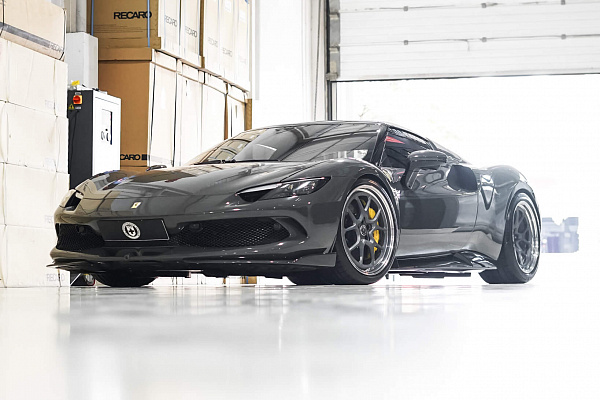 Фото дисков HRE 521 Сатиновый тонированный лак на Ferrari 296