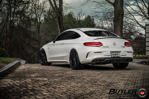 Фото дисков Vossen M-X6 Черный сатин на Mercedes-Benz C-Class (W205)