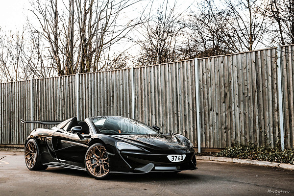 Фото дисков Brixton Forged PF10 Сатиновая медь на McLaren 570S