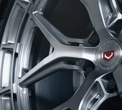 Фото дисков Vossen LC3-01 на Tesla Model X