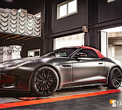 Фото дисков Vossen HF-3 на Jaguar F-Type