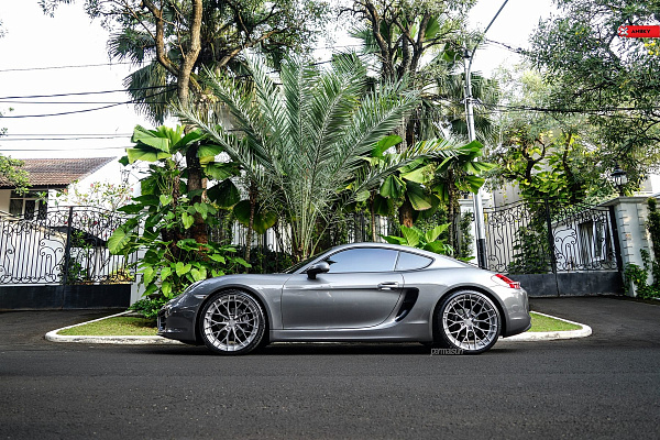 Фото дисков Anrky AN20 Глянцевый тонированный лак на Porsche Cayman II