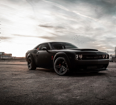 Фото дисков Vossen HF-1 на Dodge Challenger III