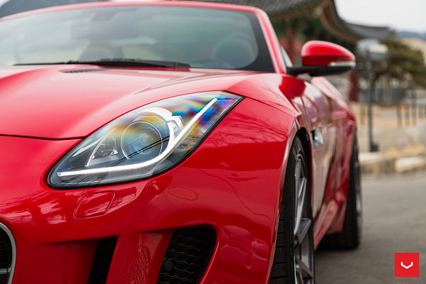 Фото дисков Vossen VFS-1 Глянцевый графит на Jaguar F-Type
