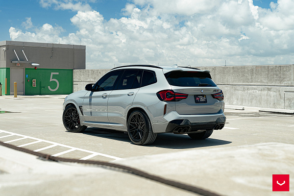 Фото дисков Vossen HF-7 Черный глянец на BMW X3/X3 M (G01/F97)