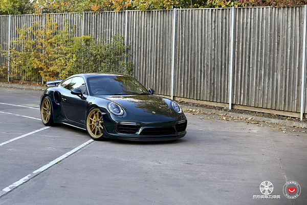 Фото дисков Vossen ML-X2 Глянцевое золото на Porsche 911 VII