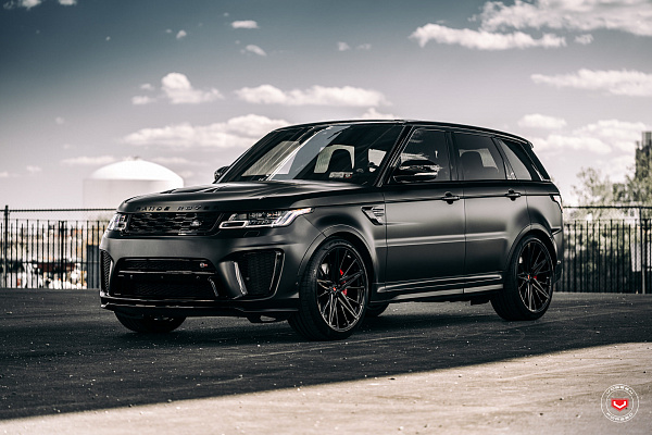 Фото дисков Vossen M-X6 Черный глянец на Land Rover Range Rover Sport II