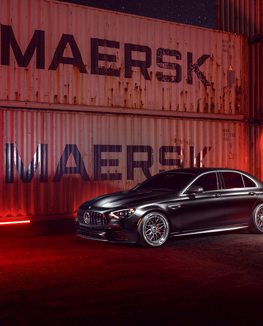 Фото дисков GEN-03 (3-piece) Черный сатин на Mercedes-Benz E-Class (W213, S213, C238)