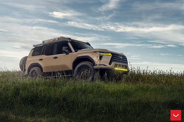 Фото дисков Vossen HFX-1 (6-Lug) Черный глянец на Lexus GX III