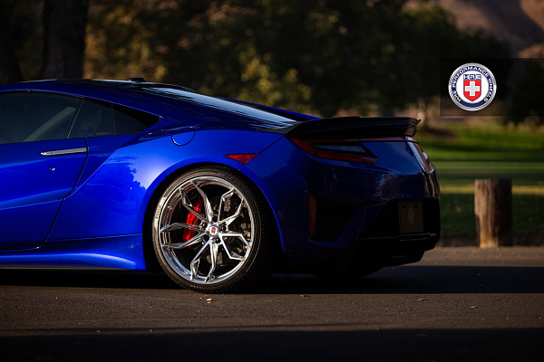Фото дисков HRE P201 Полированный лак на Acura NSX II