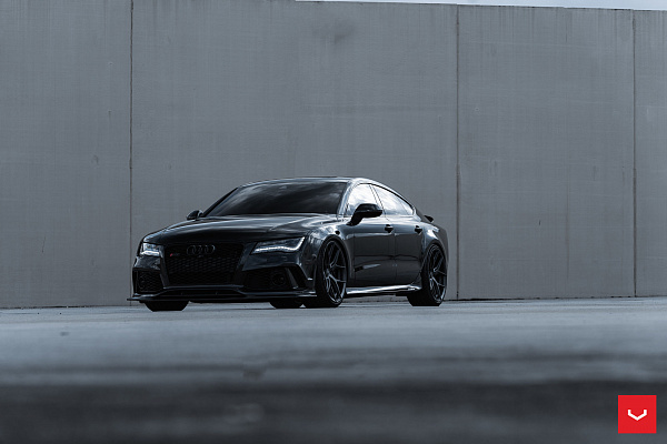 Фото дисков Vossen HF-5 Сатиновый графит на Audi A/RS 7 (4G)