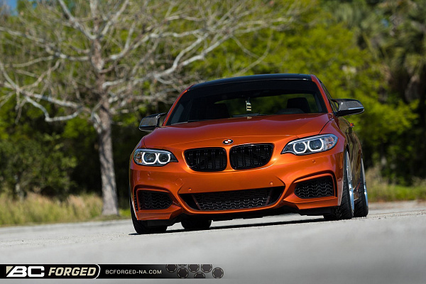 Фото дисков BC Forged LE52 // MLE52 Глянцевый лак на BMW 2/M2 (F22/F87)