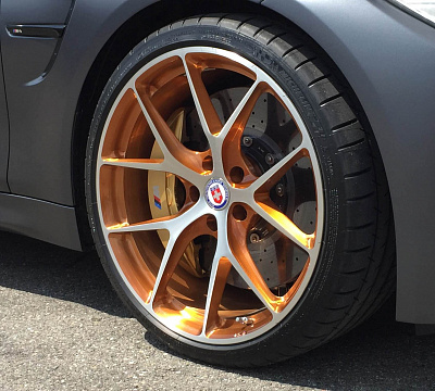 Фото дисков HRE P101 на BMW 4/M4 (F32/F82)