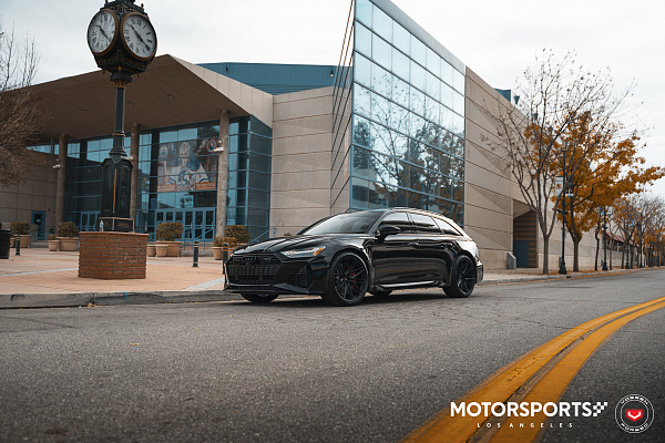 Фото дисков Vossen EVO-5 Черный сатин на Audi A/RS 6 (C8)