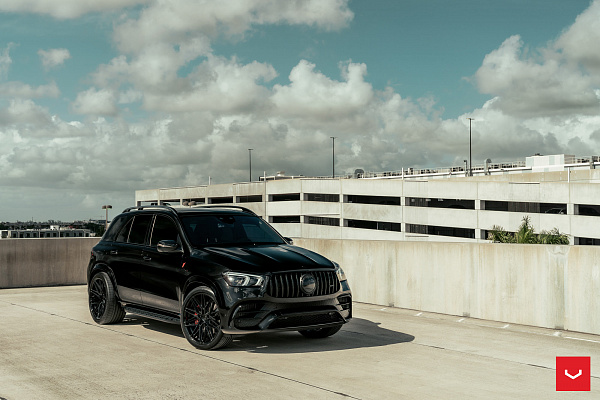 Фото дисков Vossen HF-7 Черный глянец на Mercedes-Benz GLE II