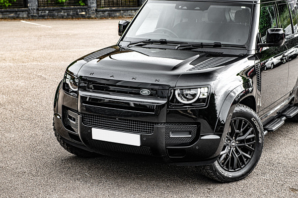 Фото дисков Kahn RS 3.0 Черный сатин на Land Rover Defender II