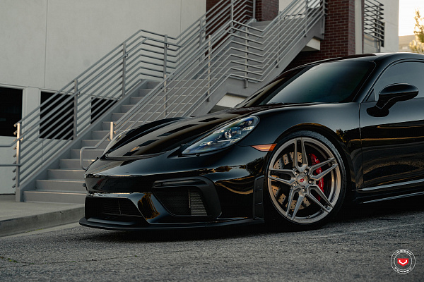 Фото дисков Vossen EVO-1 Глянцевый тонированный лак на Porsche Cayman III
