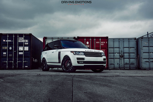 Фото дисков HRE S209 Черный сатин на Range Rover IV