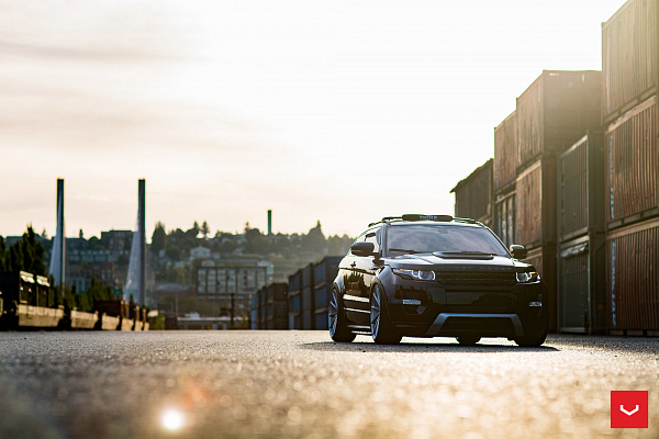 Фото дисков Vossen CVT Серебро на Land Rover Range Rover Evoque I