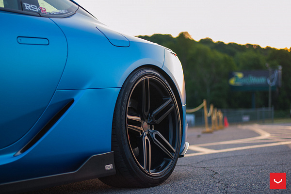 Фото дисков Vossen HF-1 Черный сатин на Lexus LC 500