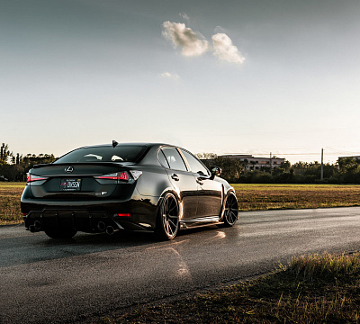 Фото дисков Vossen HF-3 на Lexus GS IV