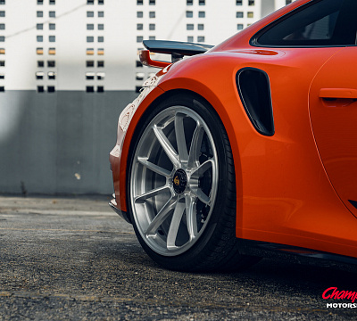 Фото дисков Vossen RS92 на Porsche 911 VIII
