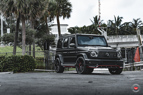 Фото дисков Vossen S17-07 Черный глянец на Mercedes-Benz G-Class III
