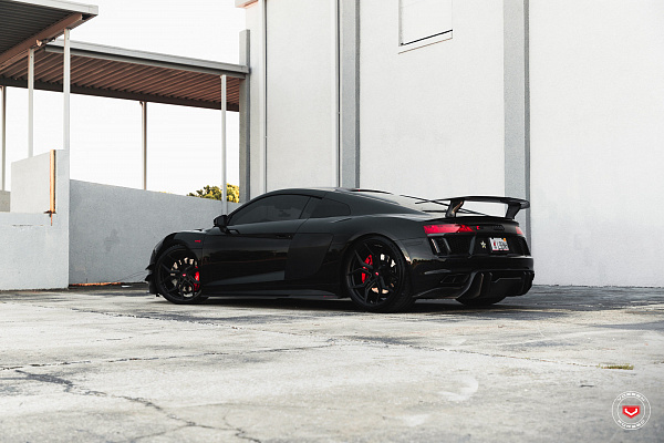 Фото дисков Vossen EVO-3 Черный сатин на Audi R8 (4S)